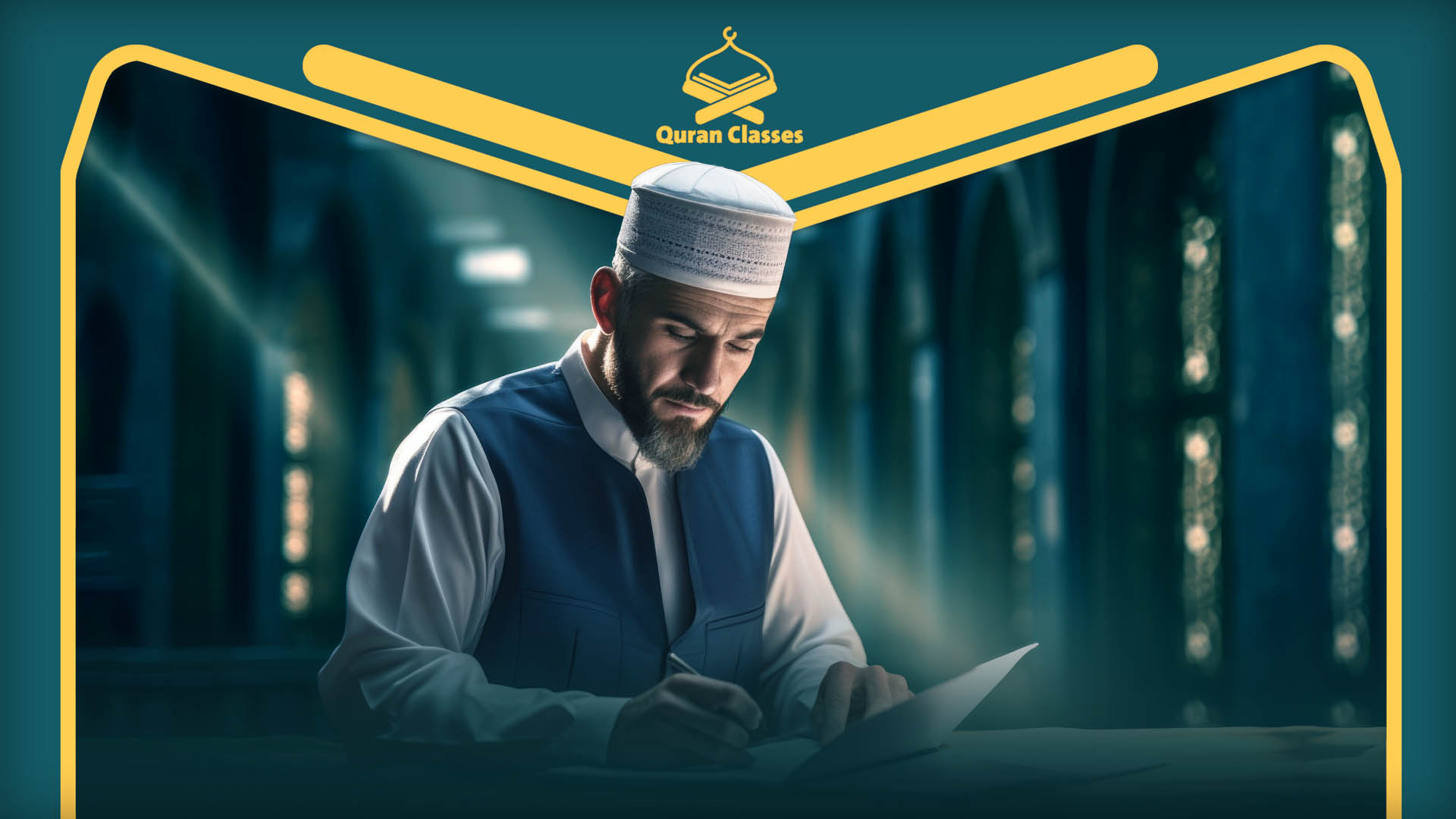 Student preparing for an Ijazah certificate in Quran recitation