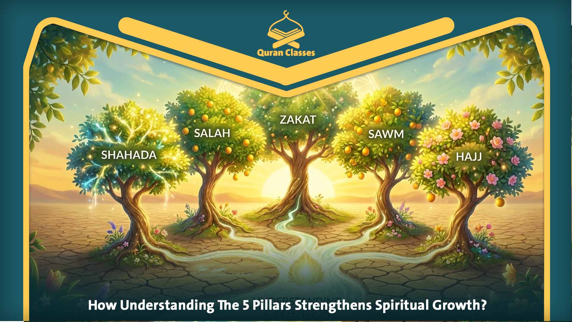 5 Pillars Of Faith In Muslim Religion