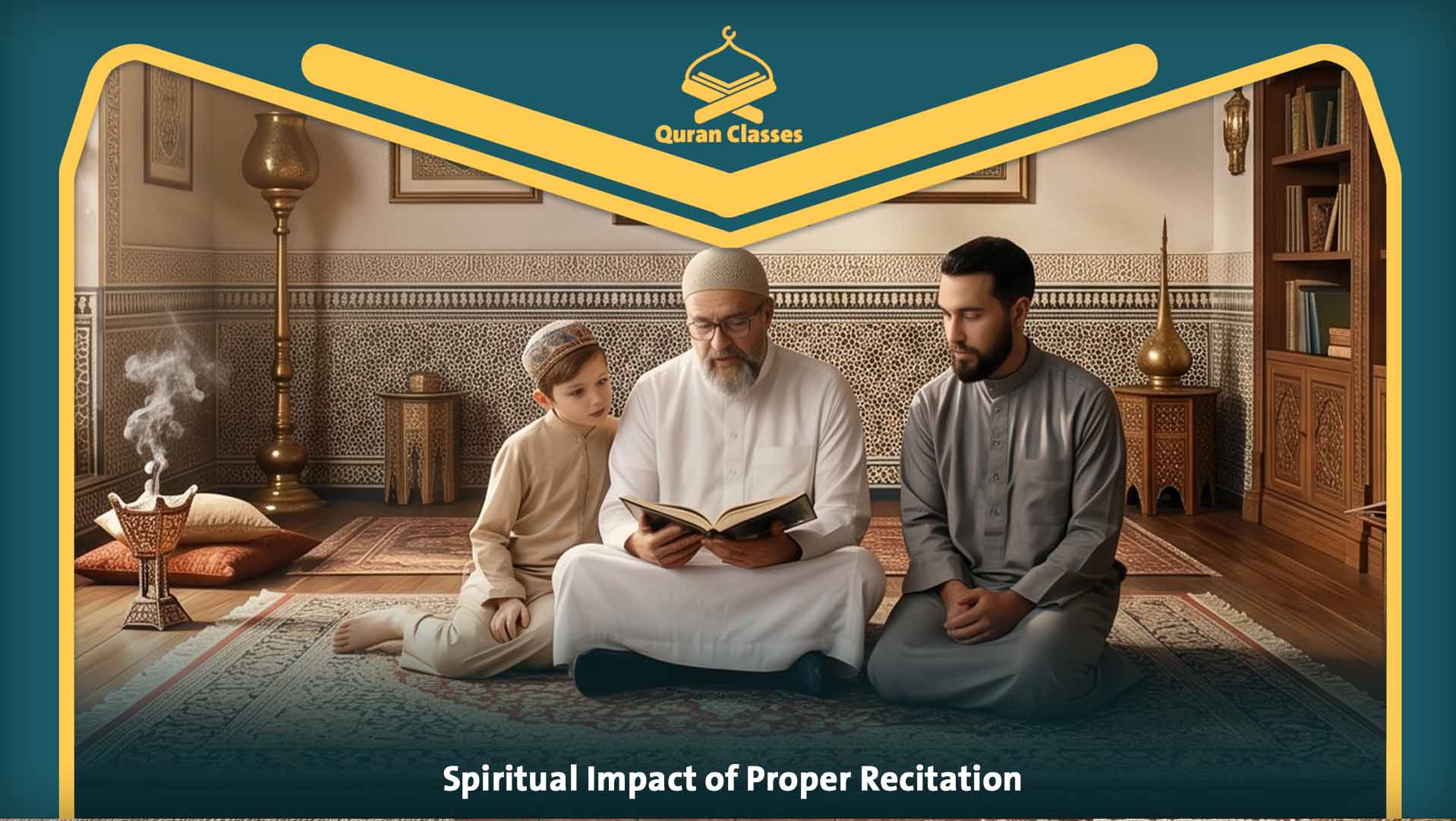 Quran recitation with tajweed